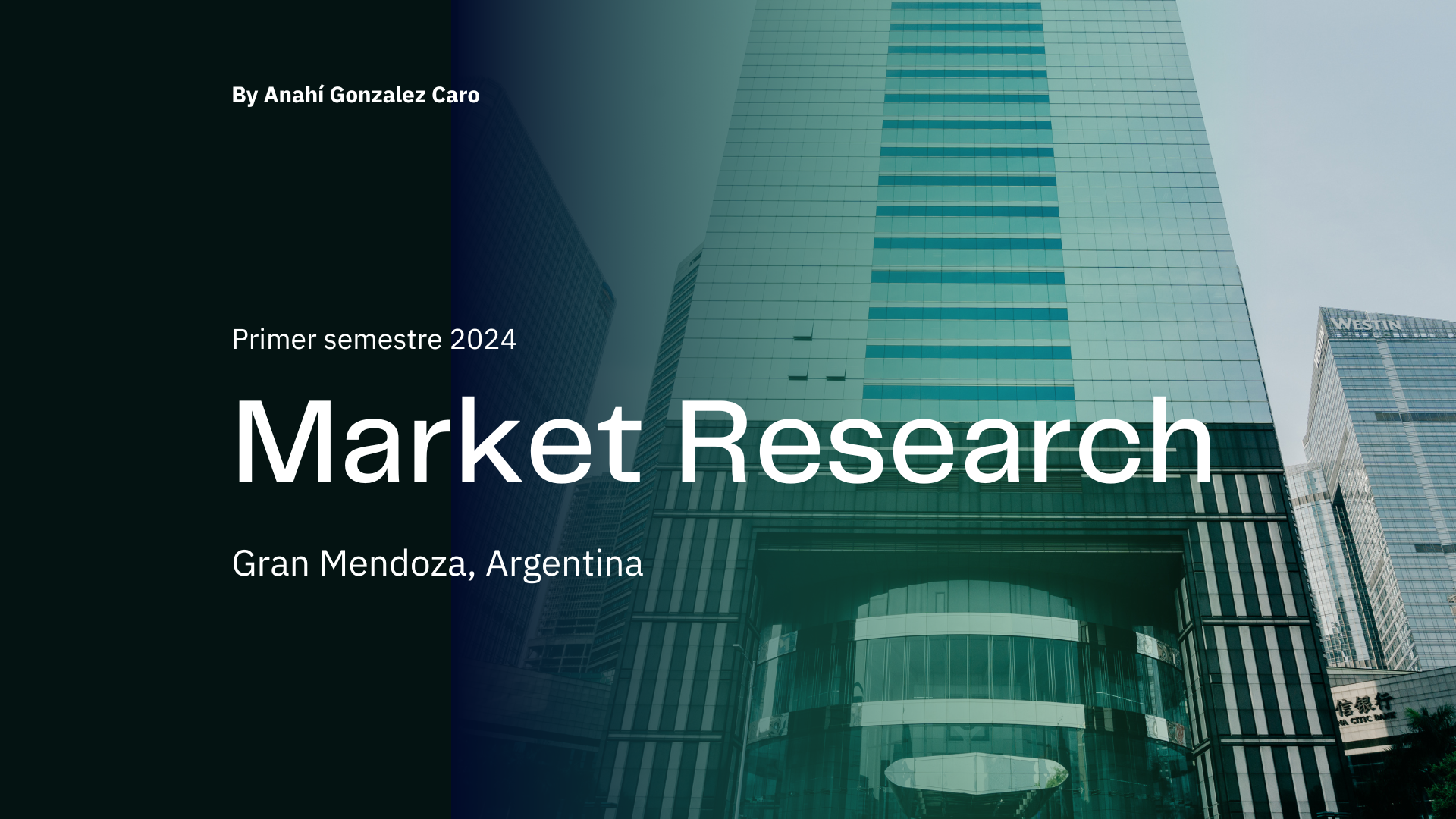 La imagen muestra una caratula con el título "market research" para identificar la entrada del blog como un nuevo informe de mercado de Mendoza